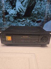 Sony SLV-675HF Hi-Fi Stereo VHS VCR 4-Head Tested Working No Remote