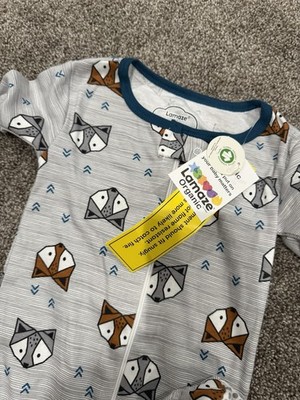 Lamaze Organic 2T Footed Sleeper One Piece NWT Fox Print