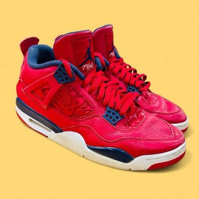 Nike Air Jordan 4 Retro FIBA 2019 Red Navy Mens Size 10 CI1184-617 No Box