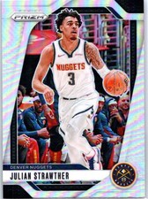 2024-25 Panini Prizm Silver #92 Julian Strawther Denver Nuggets