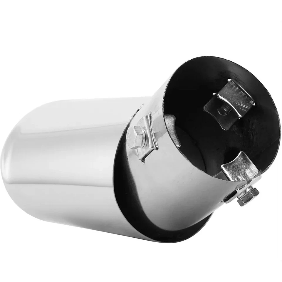 For Audi A5 Quattro Chrome Car Exhaust Pipe Tip Muffler Stainless Steel Foto 4 de 4