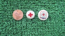 Vintage 1917 American Red Cross I Serve Pinback Button Pin World War I Era