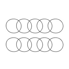 10 Pezzi Metrico O-ring Nero Gomma Nitrilica 95mm OD 2.5mm Spesso