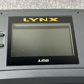 Atari LYNX Console PAG-0201 w / Batman Returns Game Case & Sun Visor Tested Good
