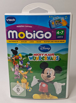 vtech MobiGo Disney MICKY MAUS WUNDERHAUS Lernspiel / Spiel versiegelt OVP