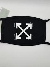 OFF-WHITE Arrows Over The Head Face Mask Black/White  Authentic, new with tags