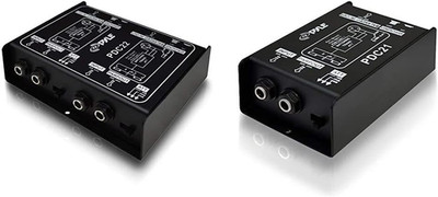 Premium Direct Injection Audio Boxes - Passive DI Unit Hum Eliminator W/Input At