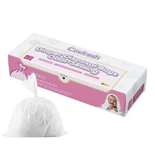 Odor Sealing Baby Diaper Disposable Bags - S/220 Counts Unscented, Durable Di...