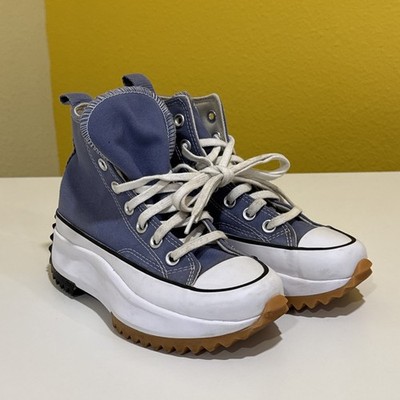 Converse Run Star Hike HI Platform Slate Lilac Unisex Men s Size: 3 Women s: 4.5