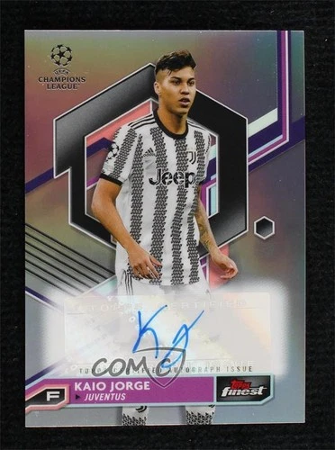 2022-23 Topps Finest UEFA Club Competitions Auto Kaio Jorge #A-KJ