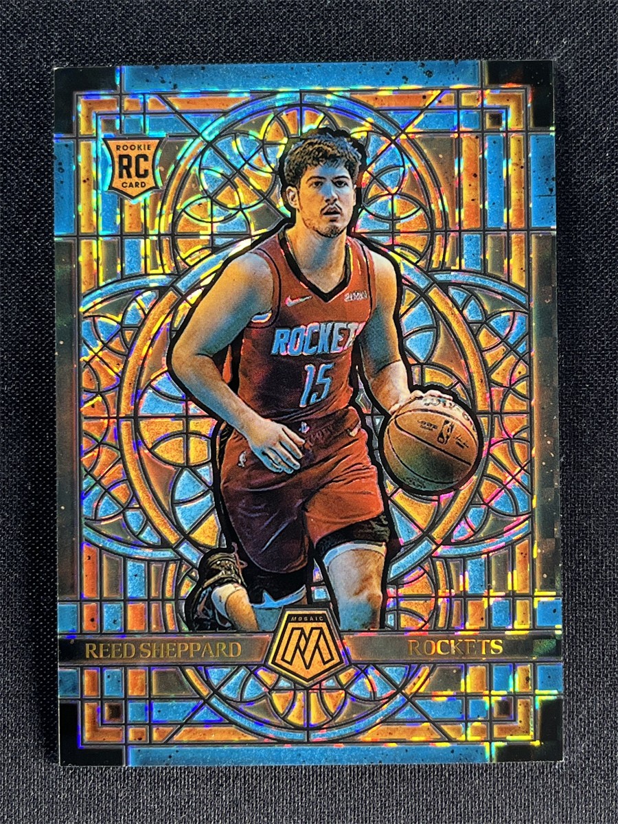 2024-25 Panini Mosaic Reed Sheppard #2 Stained Glass Rookie RC Case Hit SSP