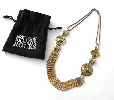 ERICKSON BEAMON ROCKS  Vintage Swarovski Crystal Statement Necklace AUTHENTIC