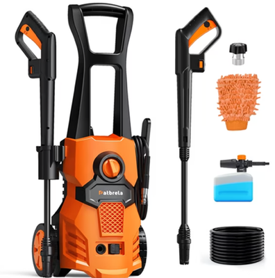 #ad HOMSHADE 1500W Electric Pressure Washer 4200PSI with Adjustable Nozzle Angle $56.00