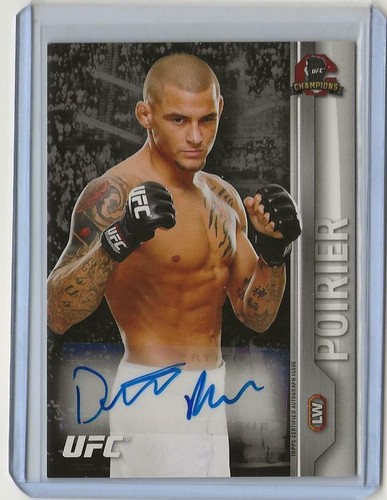 2015 Topps UFC CHAMPIONS AUTÓGRAFO #FA-DP DUSTIN PERARIER (NM-MT A NUEVO) - Imagen 3 de 3