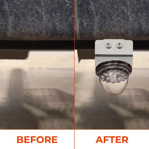 For Universal Truck Watermelon Light Under Glow Frame Bracket Angled Mount Clamp - Picture 8 of 10