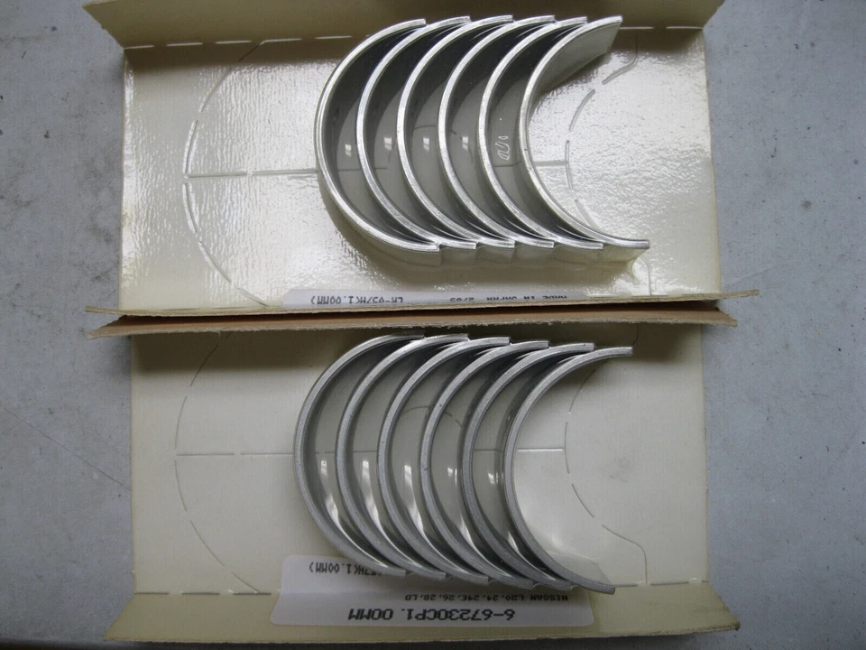 Federal Mogul 6-67230CP 1.00MM Rod Bearings For 70-83 Datsun 2.4L 2.6L 2.8L-L6 - Изображение 2 из 4