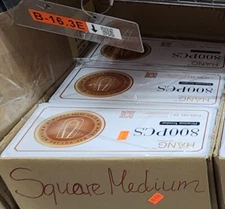 Hang Nail Product Flex-Gel Ex Natural Square Medium (800 PCS)