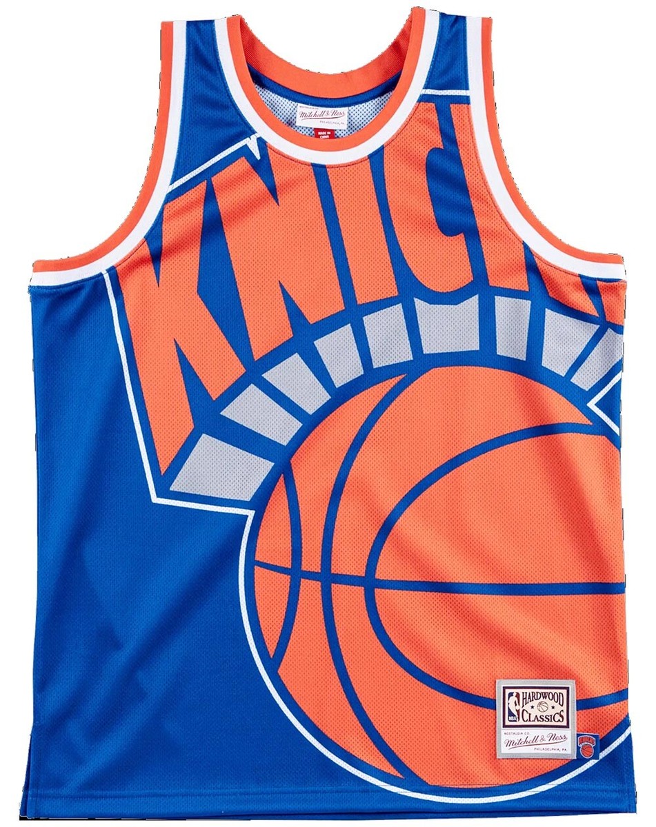 Mitchell & Ness New York Knicks Royal Big Face Jersey Swingman NBA 