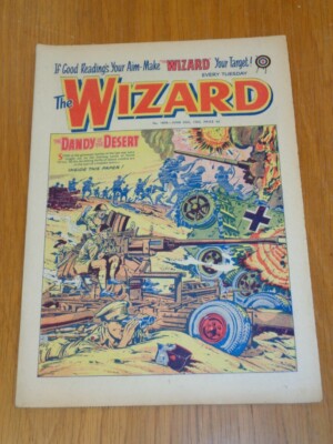 WIZARD #1898 30TH JUNE 1962 DC THOMSON BRITISH WEEKLY COMIC*