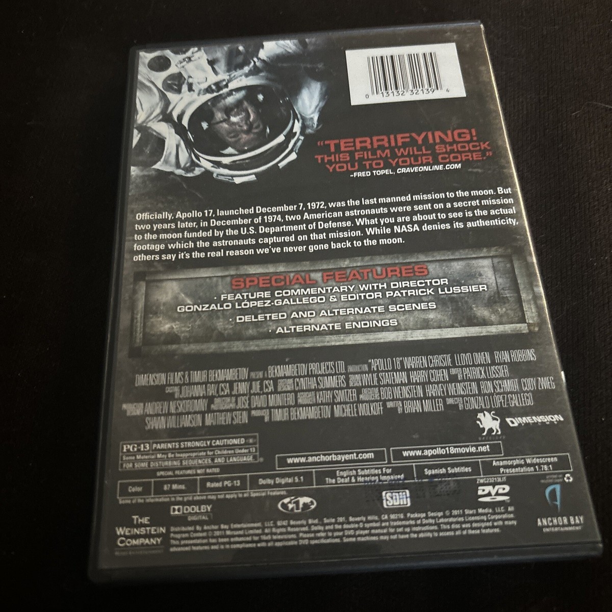 Apollo 18 (DVD, 2011) 13132321394| eBay