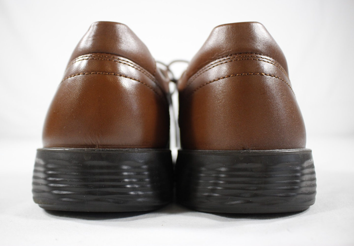 SAOLA Ecco Shoes Uomo 13 S Lite Hybrid Derby Grembiule Punta Stringate Pelle Marrone