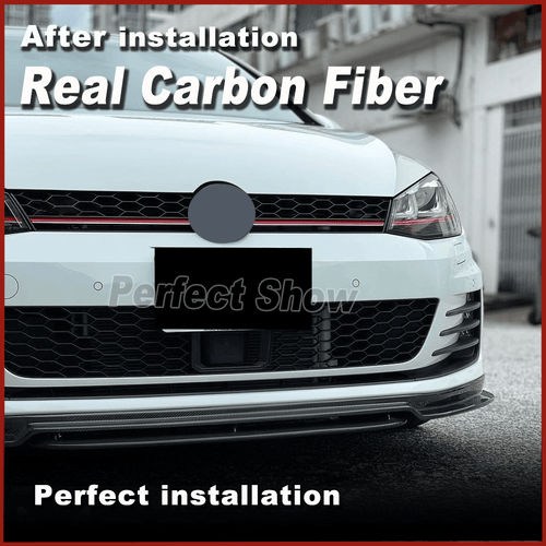 Carbon Frontansatz Frontlippe Spoilerlippe für VW GOLF 7 VII R R-LINE 2014-2017 - Bild 6 von 13