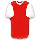 Red and White Football Shirt Foil Balloon 24 inches