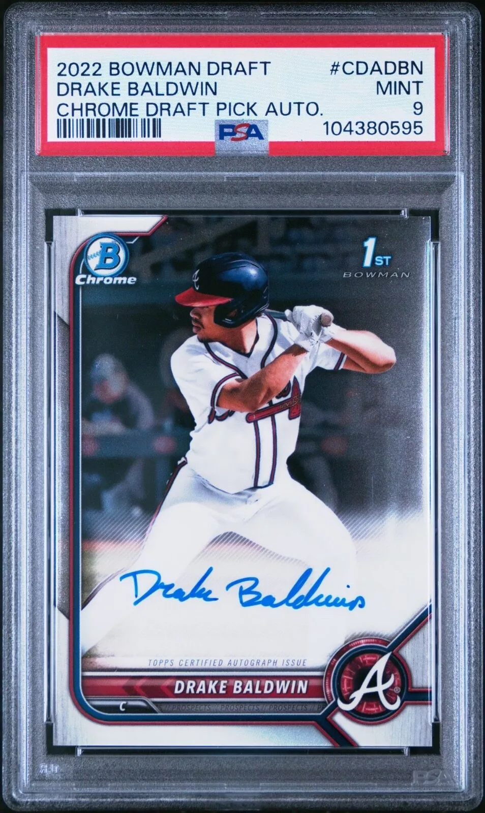 Drake Baldwin trading card