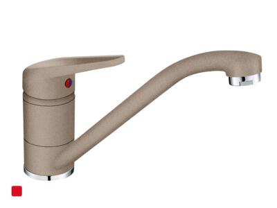 Franke Novara-Plus Cashmere Küchenarmatur Festauslauf Einhebelmischer Granit