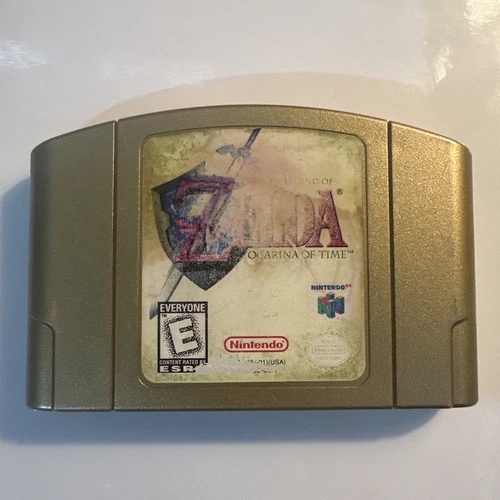 The Legend of Zelda Ocarina Of Time - (N64) Collector's Edition Gold Cartridge