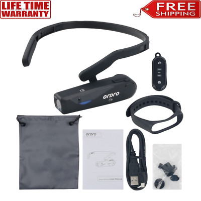 ORDRO EP5 8MP 1080P Head Mounted Camera Sports Camera w/ Remote Control