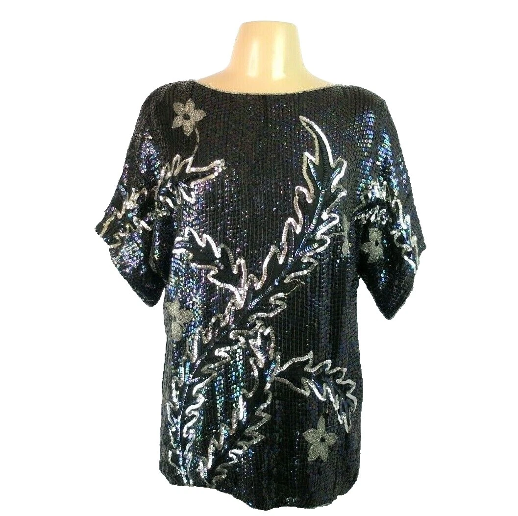 Glam Rock 1970s Vintage Tops para mujer