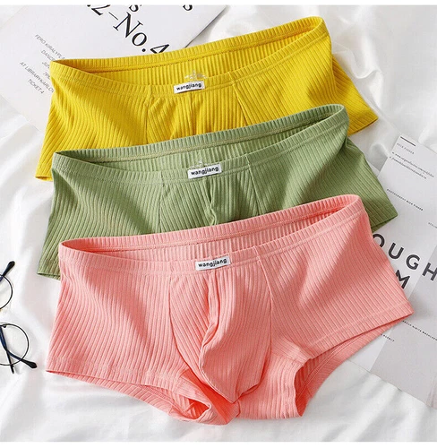 Men's Boxer Shorts Underwear Hipster Underpants Cotton Breathable Pouch Trunks - Picture 3 of 15