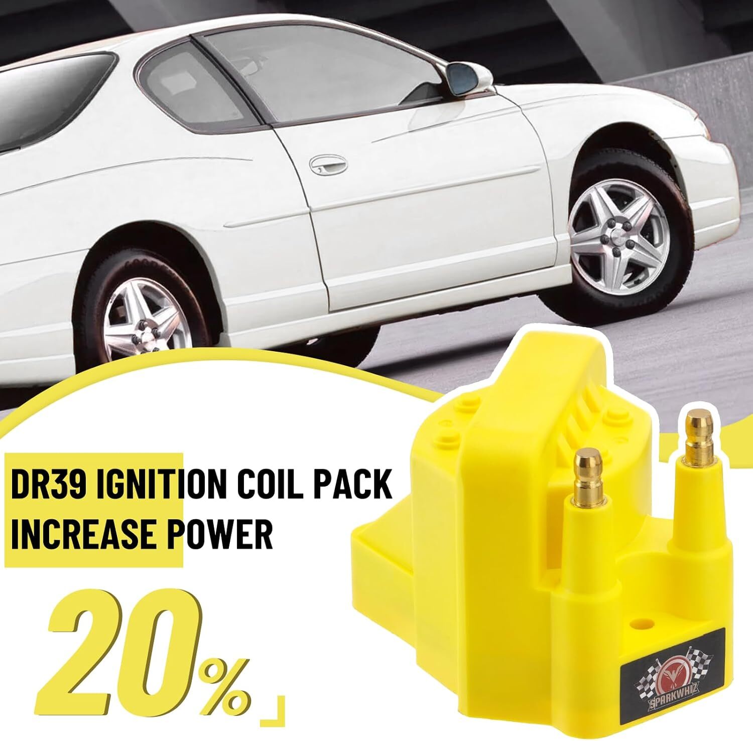 6x Iridium Spark Plug 3x DR39 Ignition Coil + Wires For 96-08 Buick Lucerne 3.8L