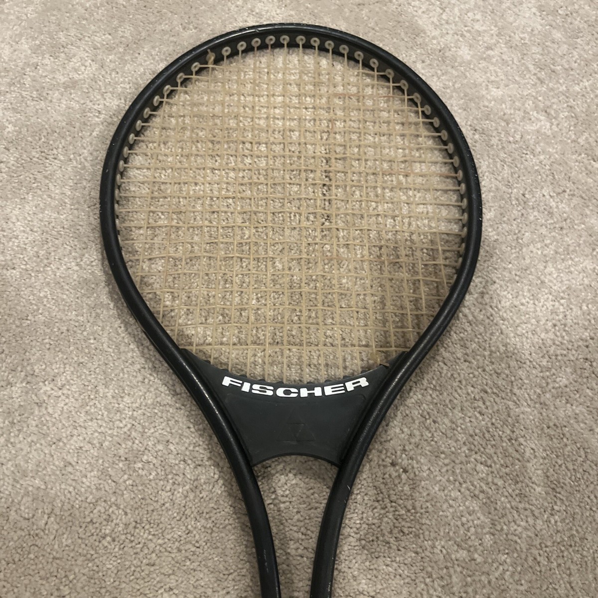 Fischer Tennis Racquet L2 Made in Austria White Black Leather Grip