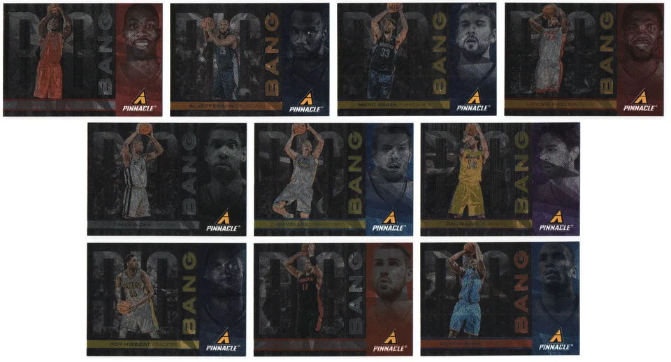Juego completo de 20 cartas Pinnacle Big Bang 2013-14 - Tim Duncan Dwight Howard + Foto 2 de 2