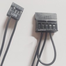 9pin USB to SATA 2.5" SSD HDD Power Cable ITX 9pin Header to 15Pin SATA