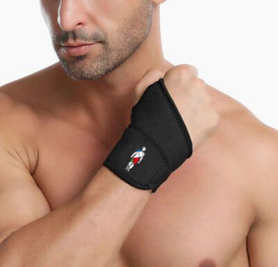 Handbandage M-Train Handgelenkbandage Daumenschlaufe Stütze Band Sport Fitness