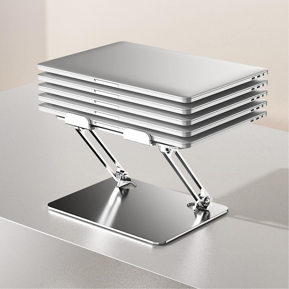 Adjustable Foldable Laptop Stand with Cooling Holes for Multi-Angle Use