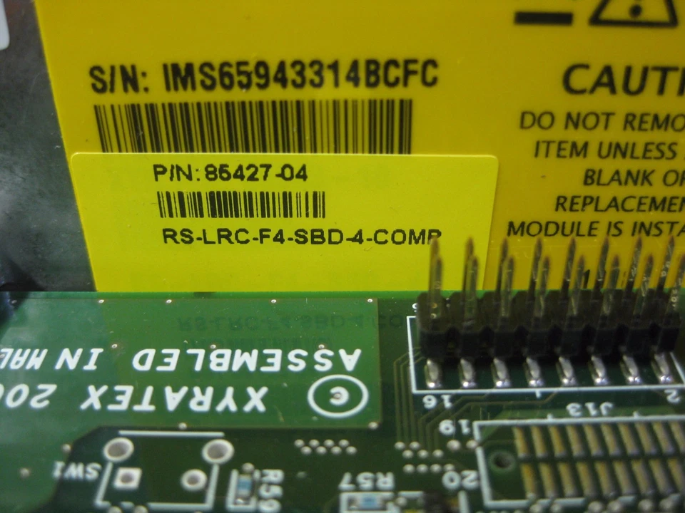xyratex RS-LRC-F4-SBD-4-COMP p/n 85427-02 Storage Controller Module 72756-02 - Image 4 of 4