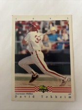 1992 Classic Best Signed #77 David Tokheim Clearwater Phillies Autographed Card