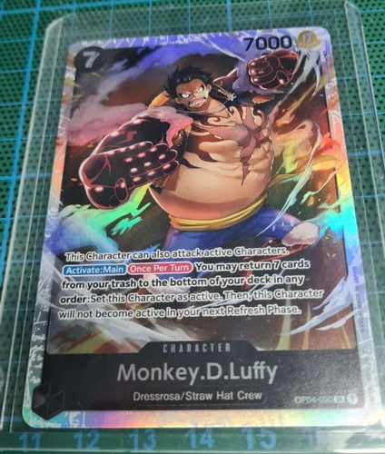 One Piece Card Game Monkey.D.Luffy OP04-090 SR - Kingdoms Of Intrigue - English