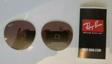 Authentic Replacement Lens for Ray Ban RB 3647N sunglasses- Brown Mirror Pink