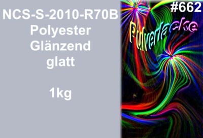 PULVERLACK Beschichtungspulver Pulverbeschichtung NCS S 2010-R70Y Hellblau