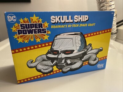 McFarlane DC Direct Justice League Super Powers Brainiacs Skull Ship Vehicle New