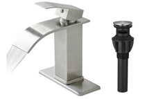 Single Handle Bathroom Sink Faucet Waterfall Faucet Water Tap Sink Faucet New