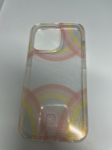 Incipio Design Series Hard Shell Case for iPhone 13 Pro 6.1 Large Camera Rainbow