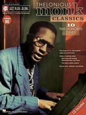 Thelonious Monk Classics Jazz Play Along Book and CD NEW 000841262