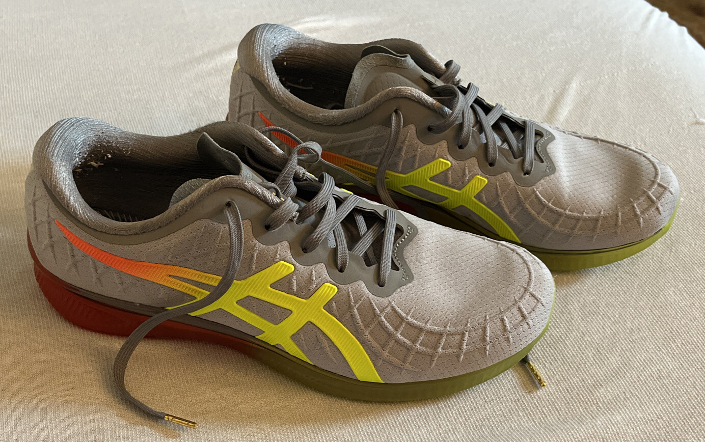 ASICS GEL-Quantum Infinity Mid Grey Flash Coral Size Women's