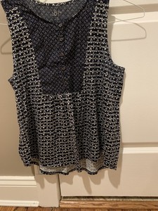 ann taylor loft sleeveless blouse